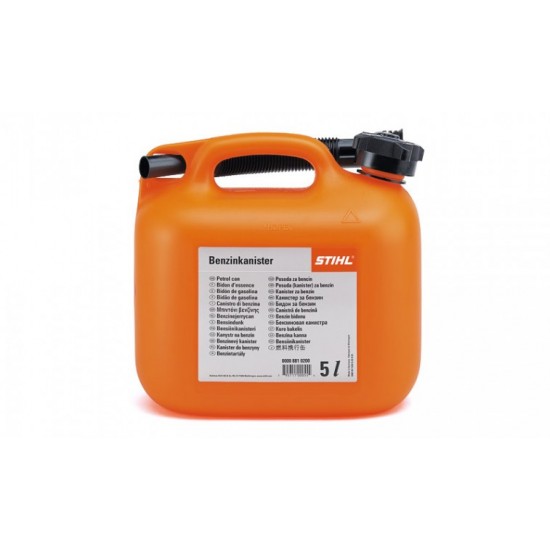 Kanister STIHL na benzín – 5 l, oranžový